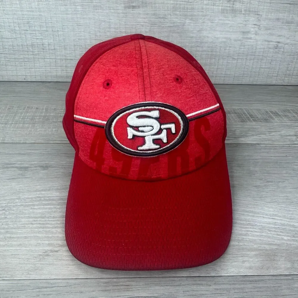 New Era San Francisco 49ers Cap Mens One Size Red Adjustable Strapback NFL Hat